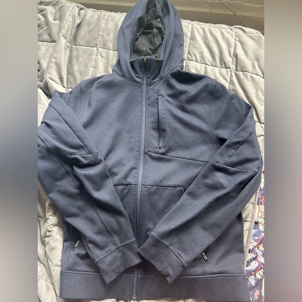 Men’s Lululemon Size Medium Navy Full Zip Hoodie